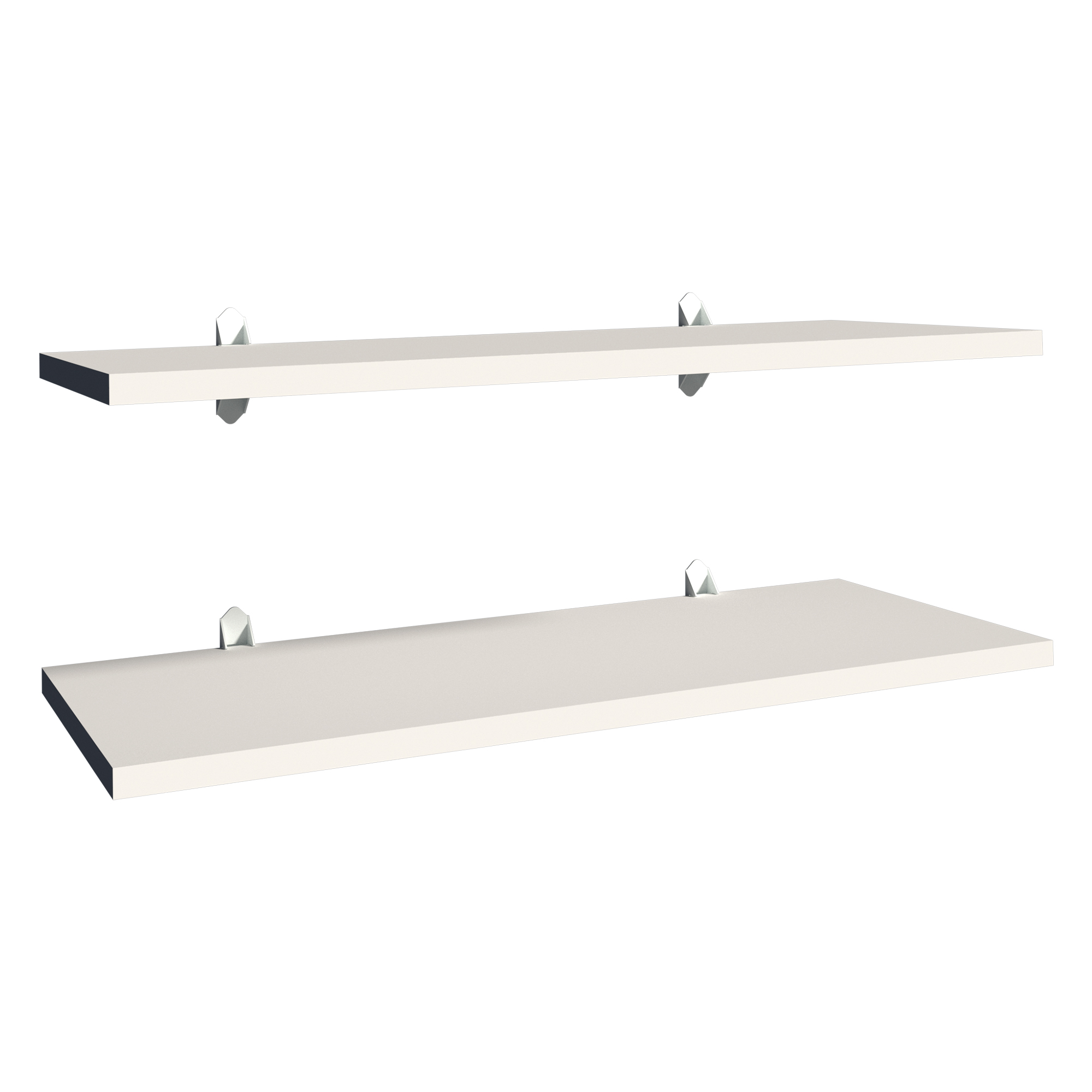 Foto 1 | Juego 2 Repisas PLAYCON OJ2R36BF color Blanco 60 X 30 CM Tablero Texturizado