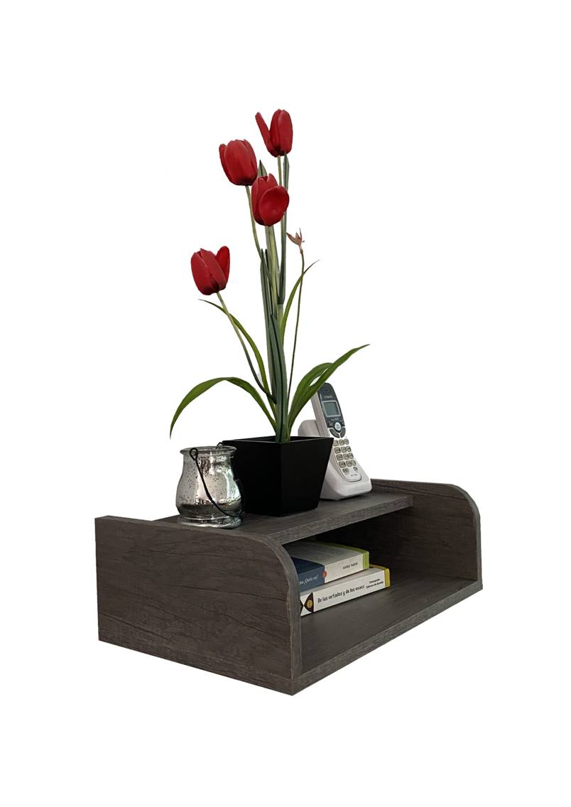Foto 3 | Repisa Flotante ‎ Genérica BURF-45X20 color Gris