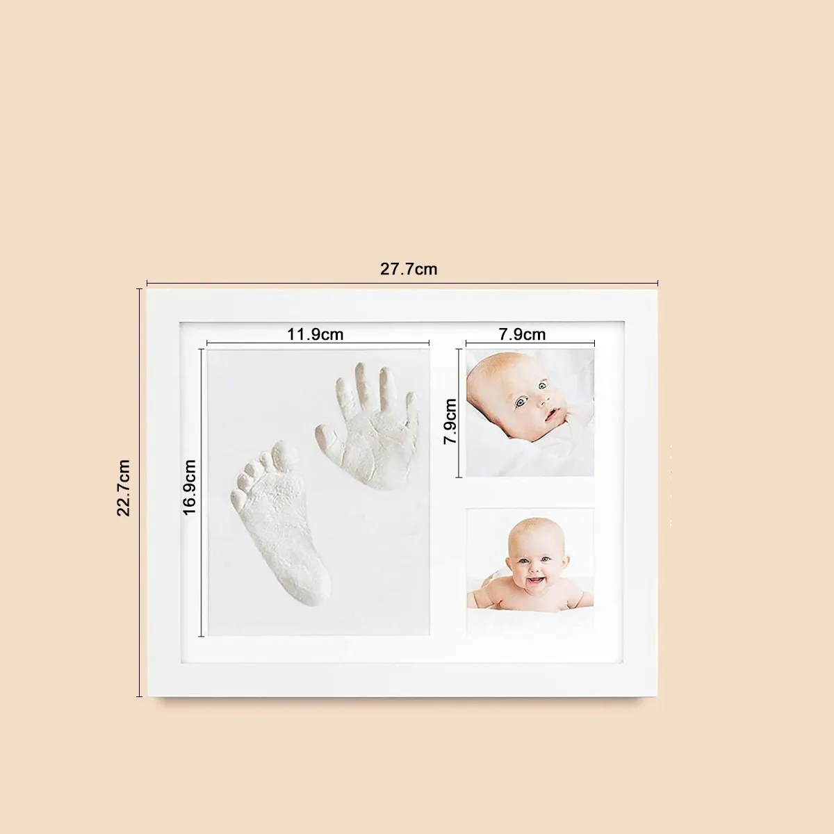 Foto 5 pulgar | Kit De Marco Huella Del Bebé Barro Memoria Para Niños Foto Eo Safe Importsesi-21071