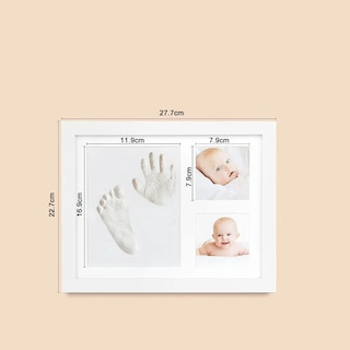 Foto 4 | Kit De Marco Huella Del Bebé Barro Memoria Para Niños Foto Eo Safe Importsesi-21071