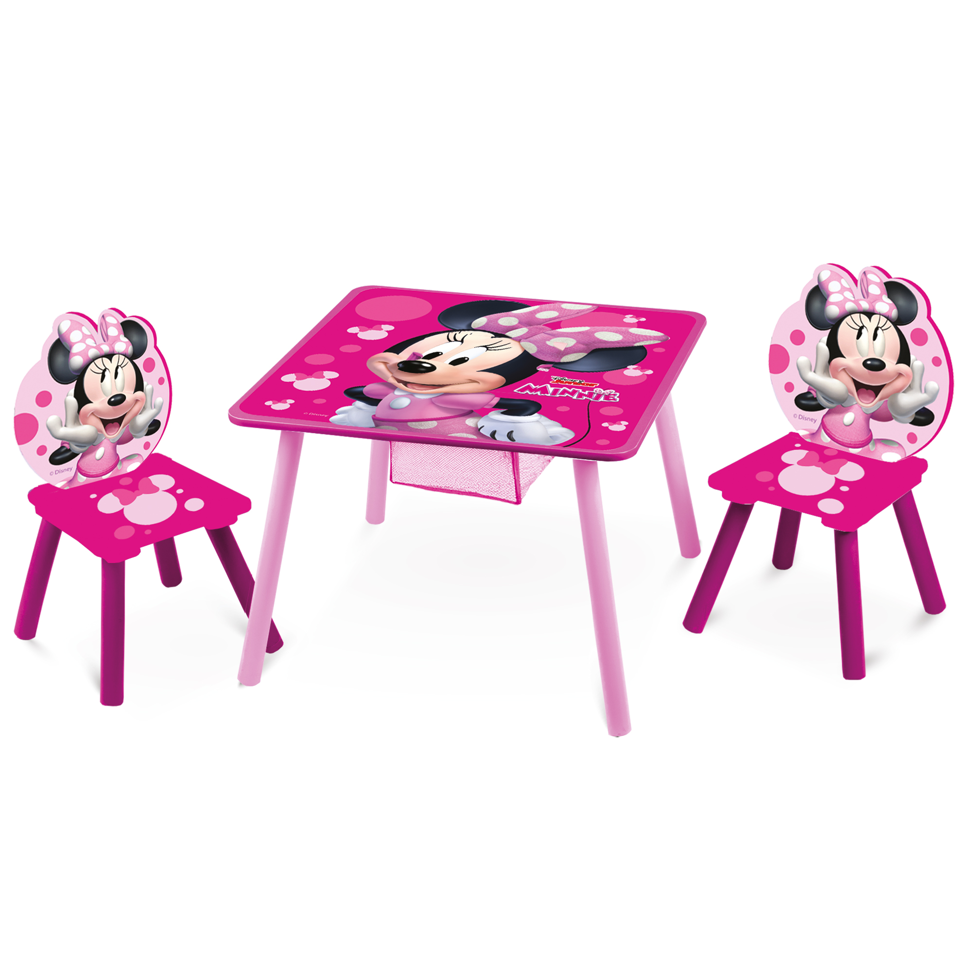 Foto 2 pulgar | Kids House Mesa Para Niños De Disney Hecha De Madera Con Almacenamiento Y Dos Sillas Para Niños, Perfecta Para La