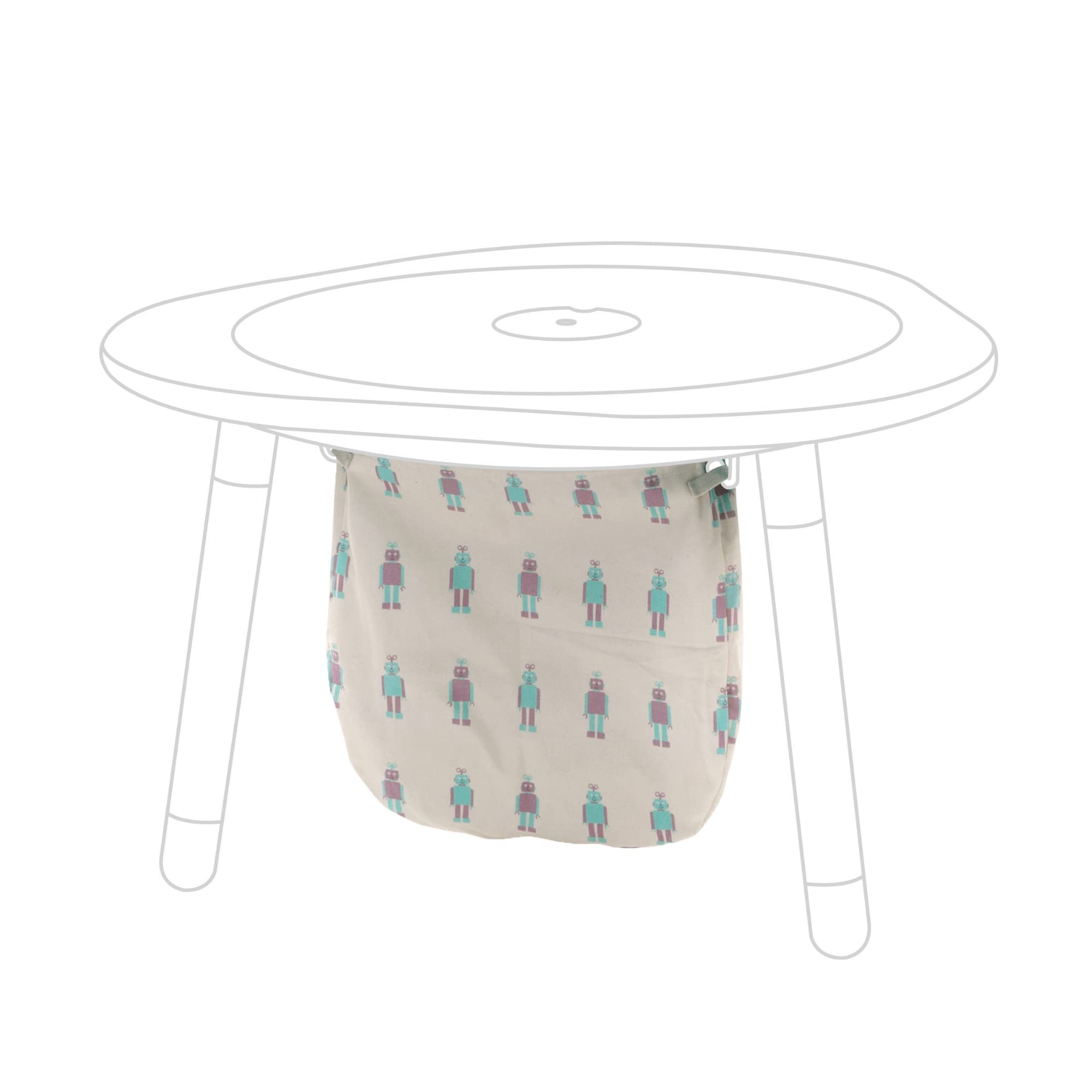 Bolsa De Almacenamiento De Juguetes Stokke Mutable Cotton Bag Robots - Venta Internacional.