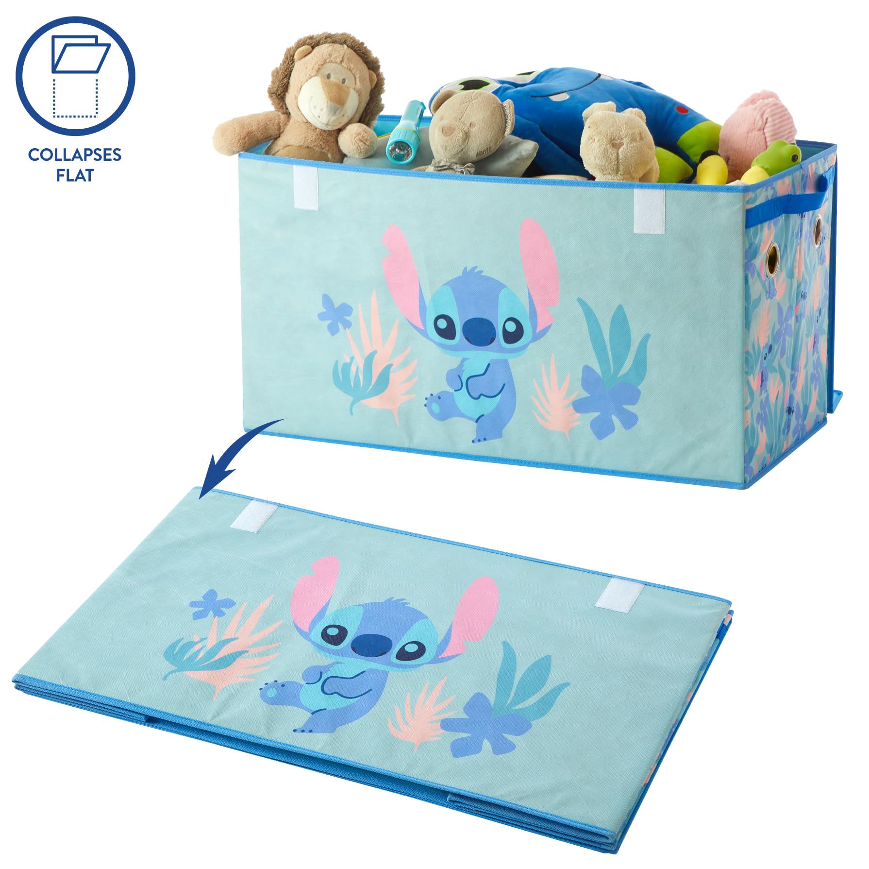 Foto 7 pulgar | Baúl De Almacenamiento Plegable Idea Nuova Disney Stitch 28,5 X 14,5 X 16 Cm - Venta Internacional.