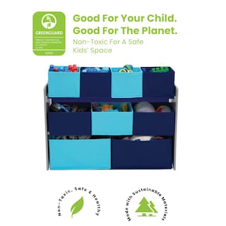 Foto 3 | Organizador De Juguetes Delta Children Deluxe Multi-bin Greenguard - Venta Internacional.