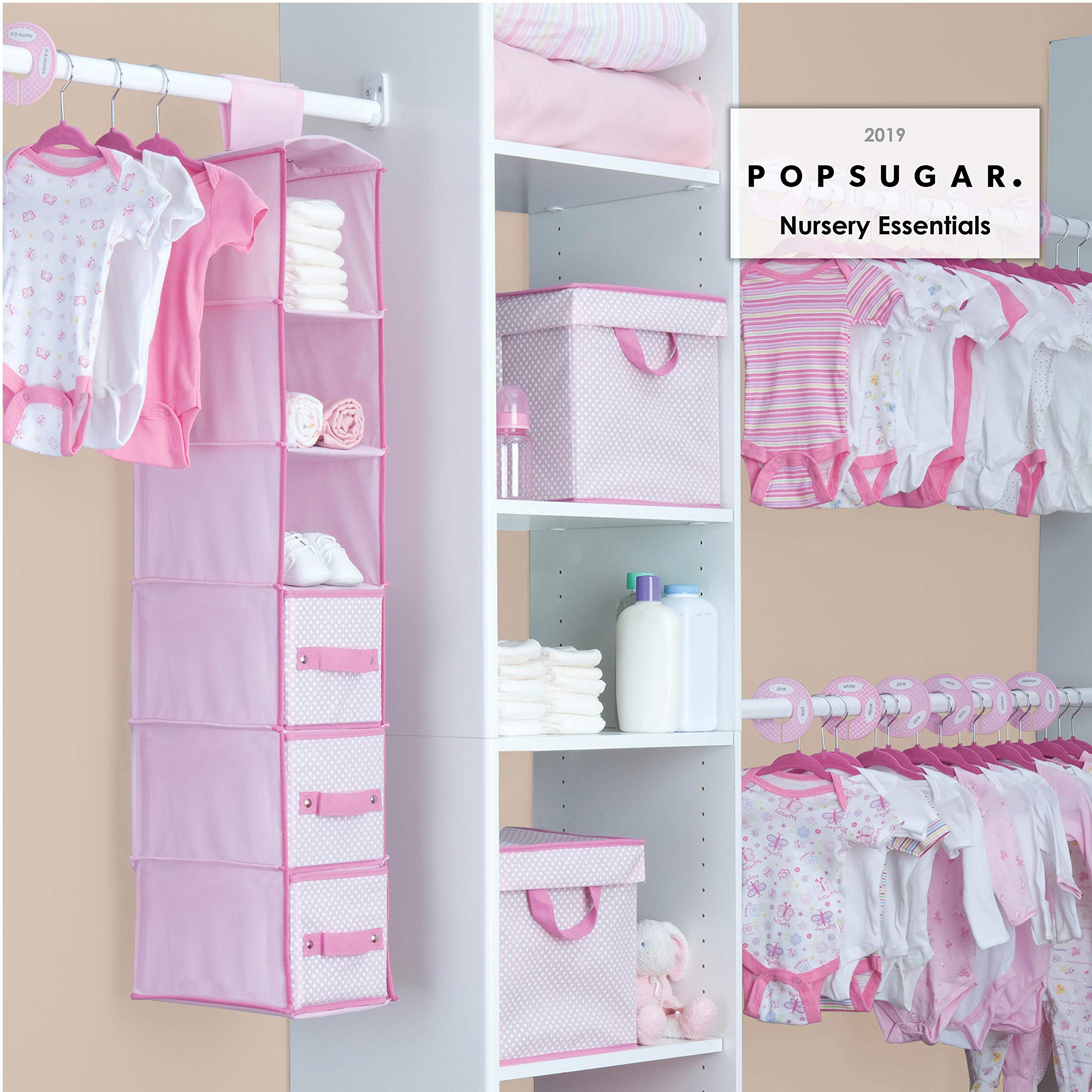 Foto 2 | Set De Almacenamiento Infantil Delta Children, 48 Piezas, Color Rosa Pálido - Venta Internacional.