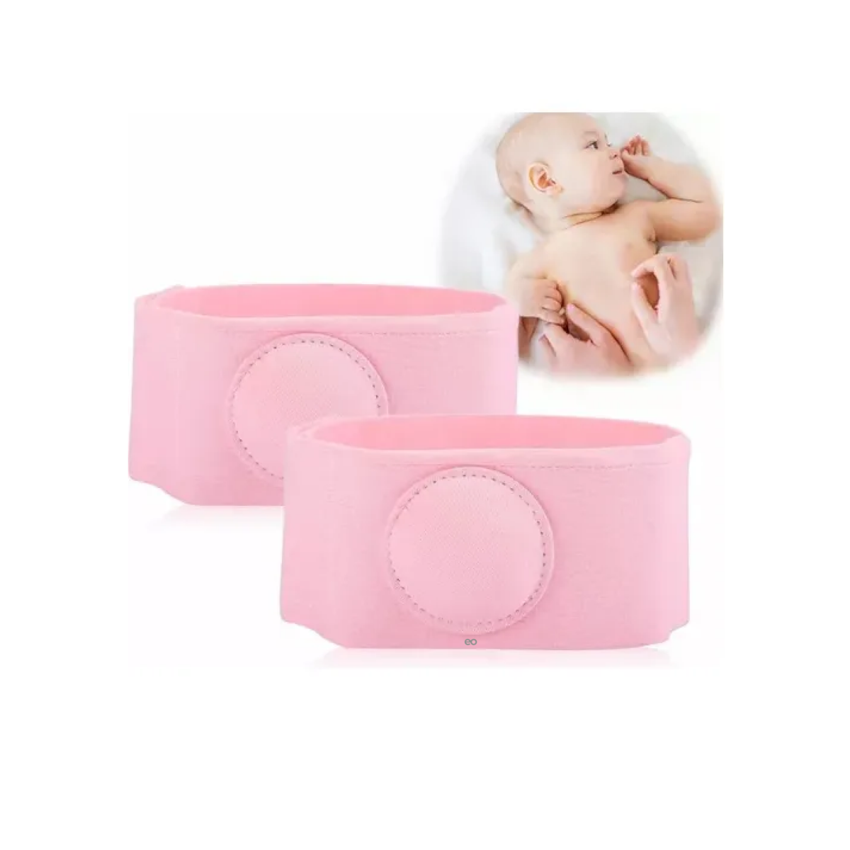 Foto 3 pulgar | Paquete De 2 Cinturones Para Hernia De Bebé Eo Safe Imports Esi-21178 Rosa