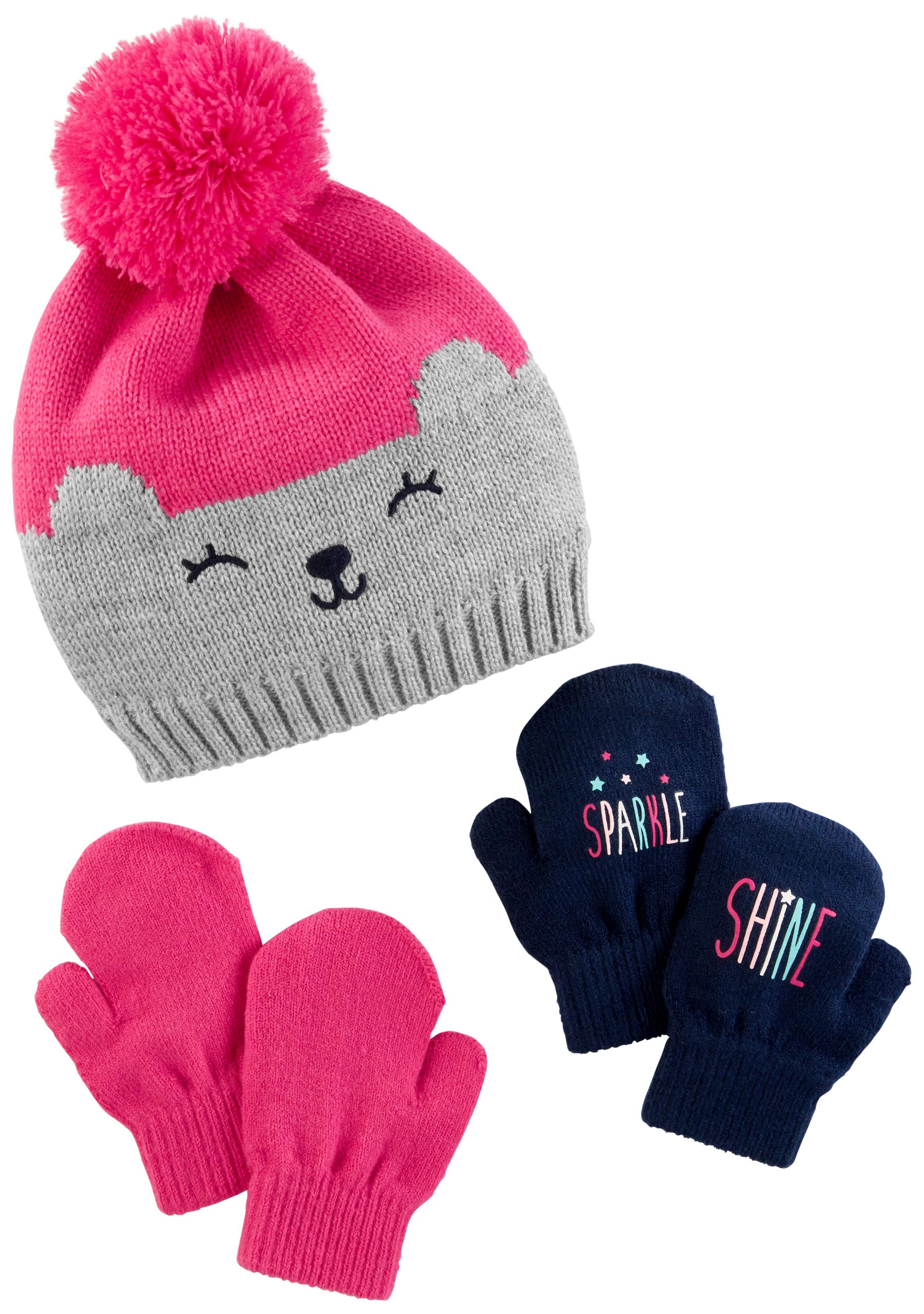 Foto 2 pulgar | Set De Gorro Y Manopla Para Bebé Simple Joys By Carter's 12-24 Months - Venta Internacional.