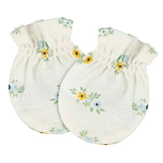 Foto 4 | Mitones Gerber Essentials Bebé Azul Blanco 4 Pzs Algodon