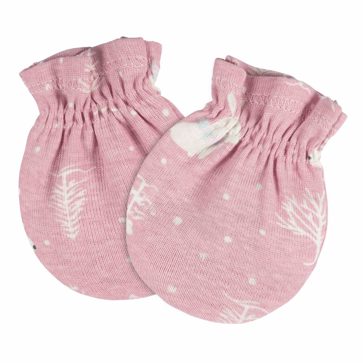 Foto 3 pulgar | Mitones Gerber Essentials Bebé Rosa 4 Pzs Antirrasguños 0-3m