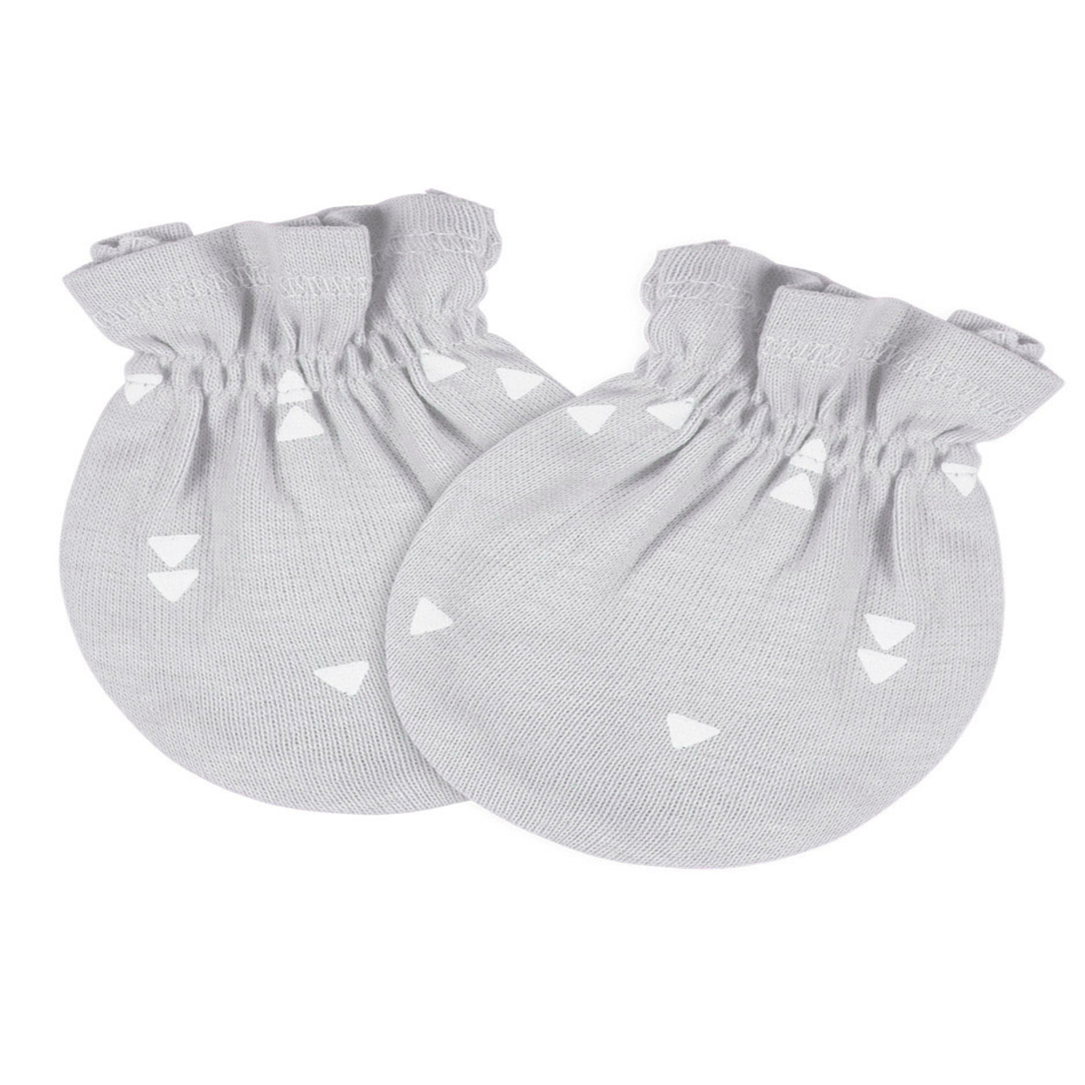 Foto 4 pulgar | Mitones Gerber Essentials Bebé Blanco Gris Antirrasguños