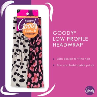 Foto 2 | Headwraps Goody De Perfil Bajo Para Cabello Fino, 2 Guepardos - Venta Internacional.