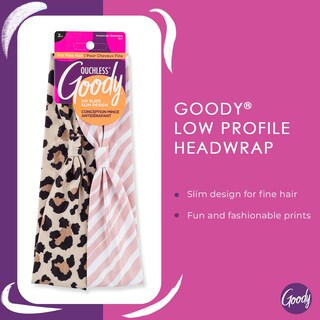 Foto 2 | Headwraps Goody Low Profile Para Cabello Fino, 2 Guepardos Y Rayas - Venta Internacional.