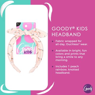 Foto 2 | Diadema Goody Kids Con Estampado De Arcoíris, Ajuste Cómodo, Tipo De Cabello - Venta Internacional.