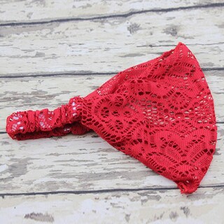 Foto 2 | Diadema Huoguo Turbante De Encaje Ancho Y Elástico A La Moda Para Niña - Venta Internacional.