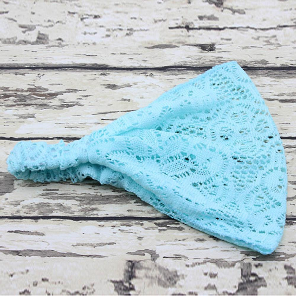 Foto 2 pulgar | Diadema Huoguo  Turbante De Encaje Ancho Y Elástico A La Moda Para Niña - Venta Internacional.