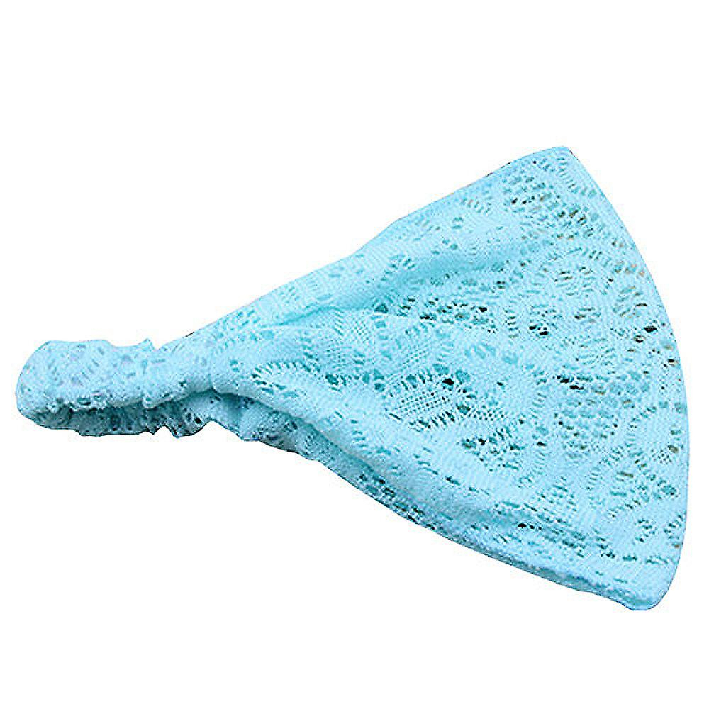 Foto 3 pulgar | Diadema Huoguo  Turbante De Encaje Ancho Y Elástico A La Moda Para Niña - Venta Internacional.