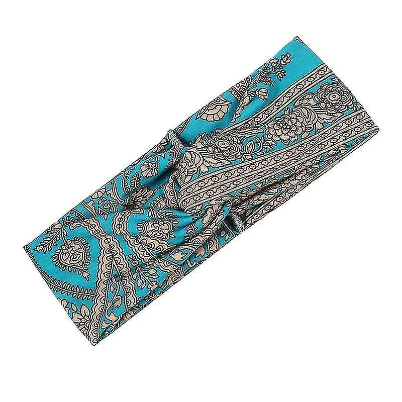 Foto 2 pulgar | Diademas Huoguo De Estilo Coreano Con Estampado Floral Elástico Para Mujer - Venta Internacional.