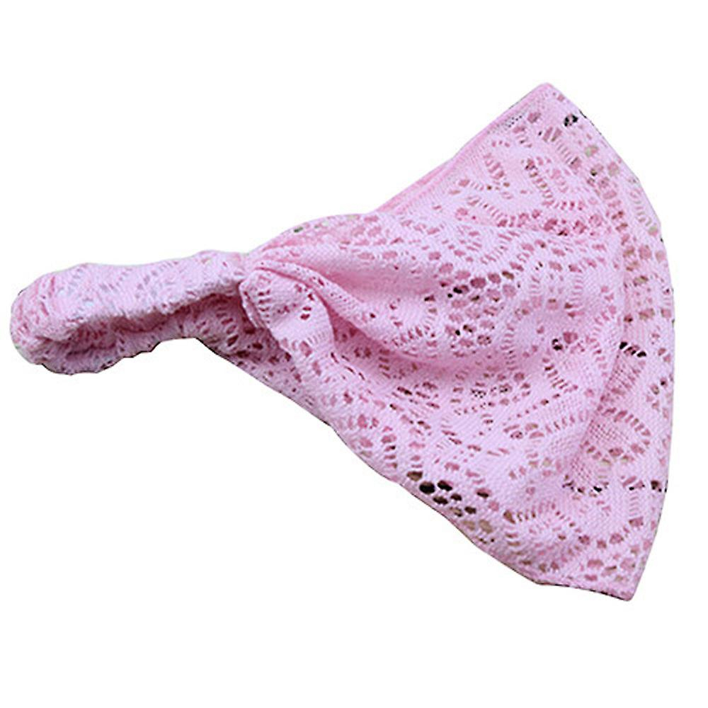 Foto 2 pulgar | Diadema Huoguo  Turbante De Encaje Ancho Y Elástico A La Moda Para Niña - Venta Internacional.