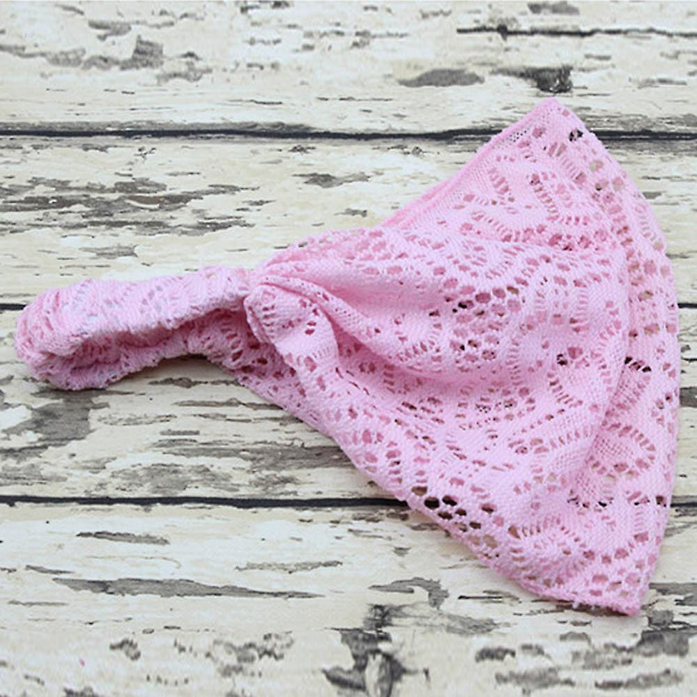 Foto 3 pulgar | Diadema Huoguo  Turbante De Encaje Ancho Y Elástico A La Moda Para Niña - Venta Internacional.