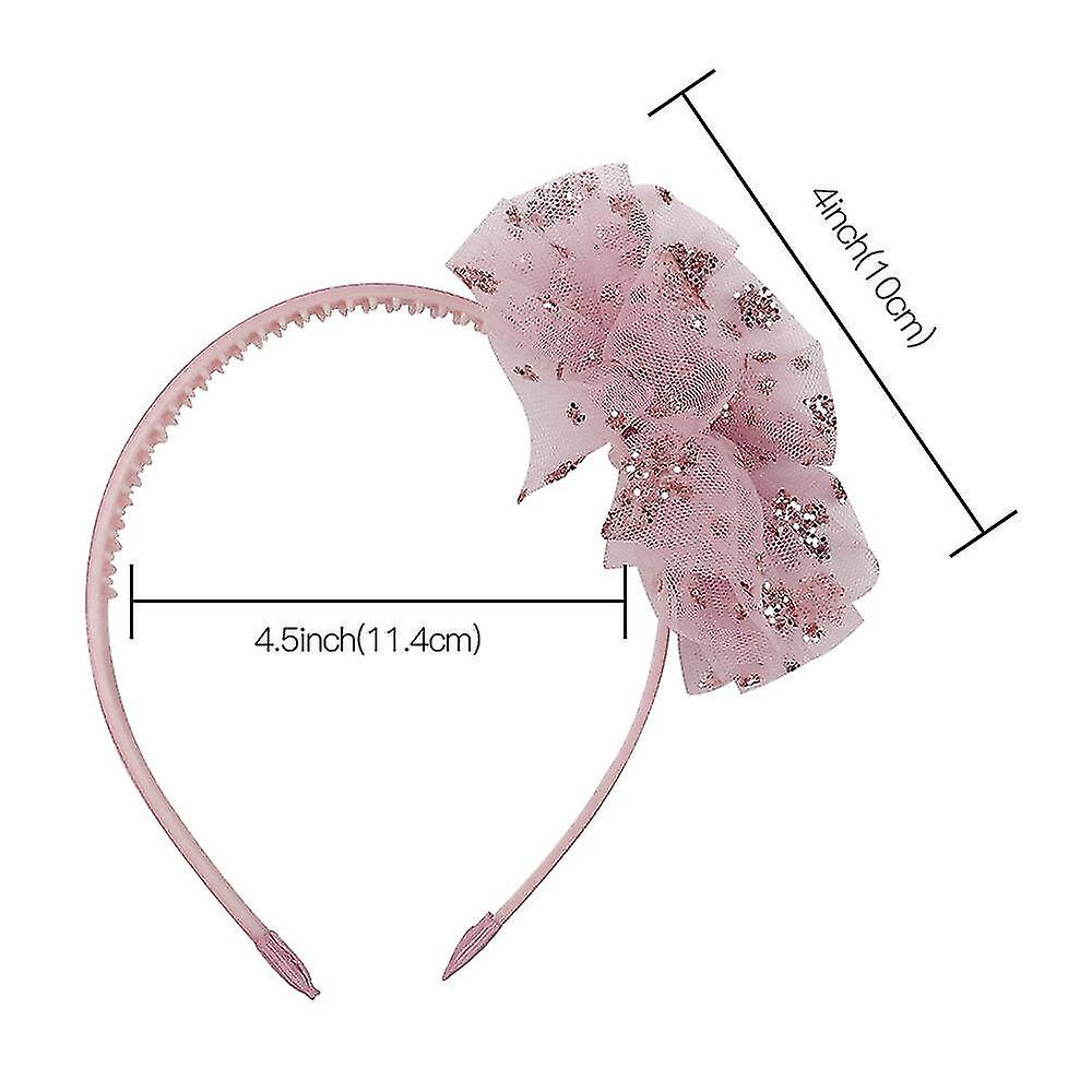 Foto 6 pulgar | Juego De 3 Diademas De Encaje Con Forma De Princesa Coreana Para Niñas - Venta Internacional.