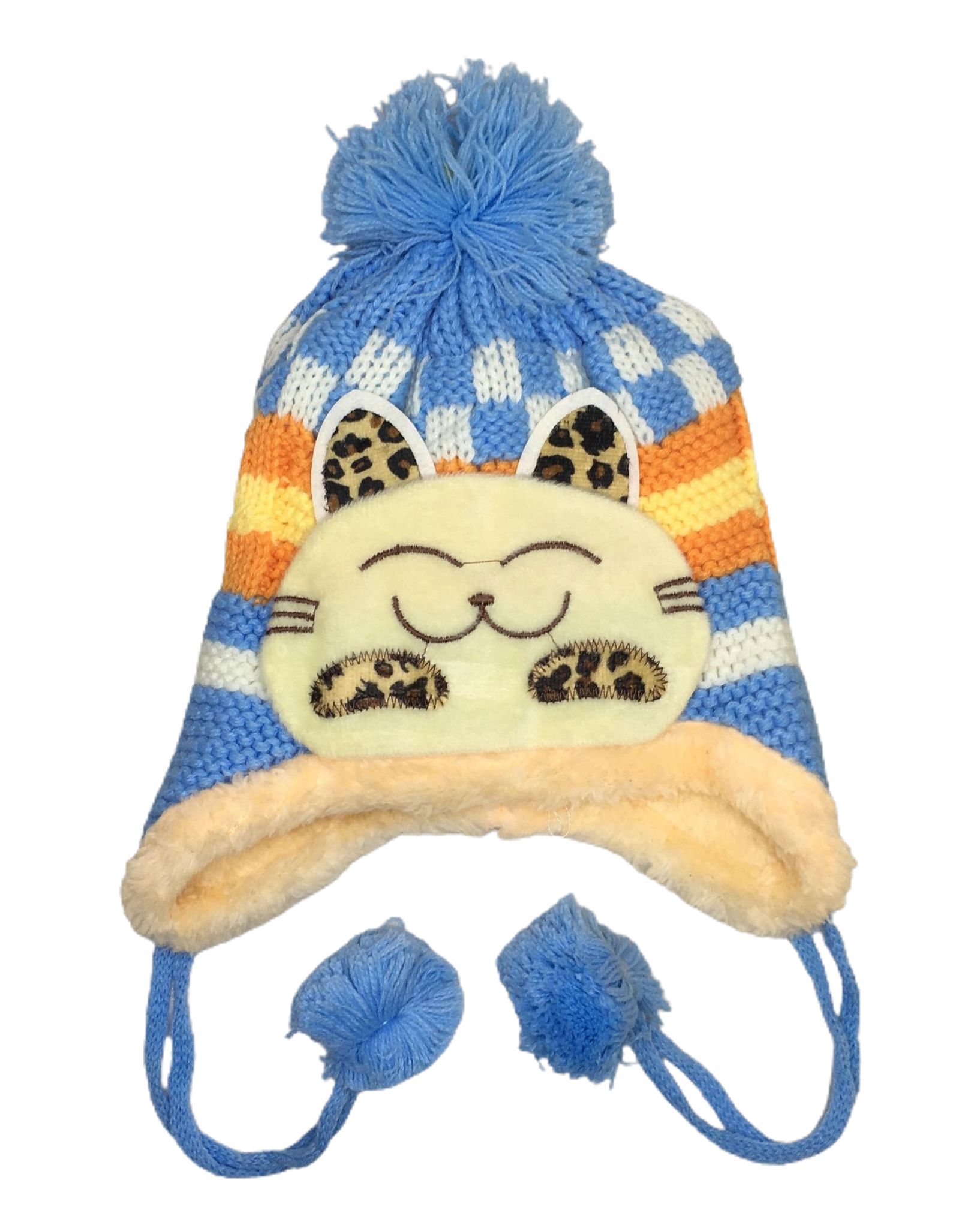 Foto 4 pulgar | Gorro Bonete De Gatito Para Bebé Docena Multicolor