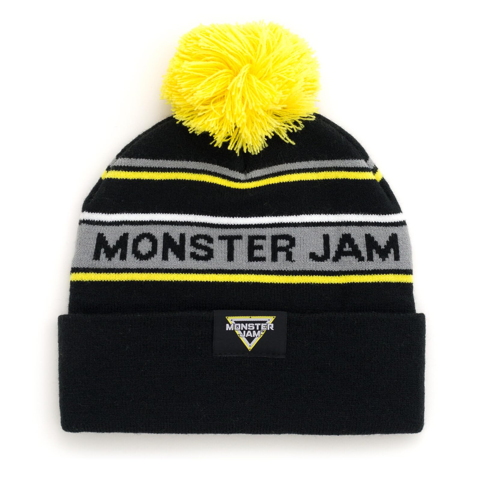 Foto 4 pulgar | Gorro De Invierno Beanie Con El Logotipo De Monster Jam, Negro/amarillo, Para Niños Pequeños - Venta Internacional.