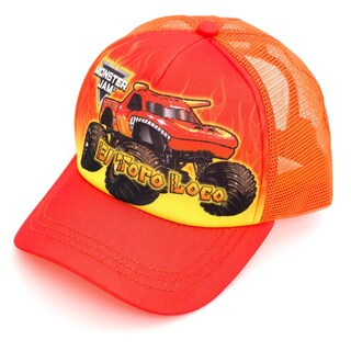 Foto 1 | Gorra De Béisbol Monster Jam El Toro Loco Naranja Para Niños Pequeños - Venta Internacional.