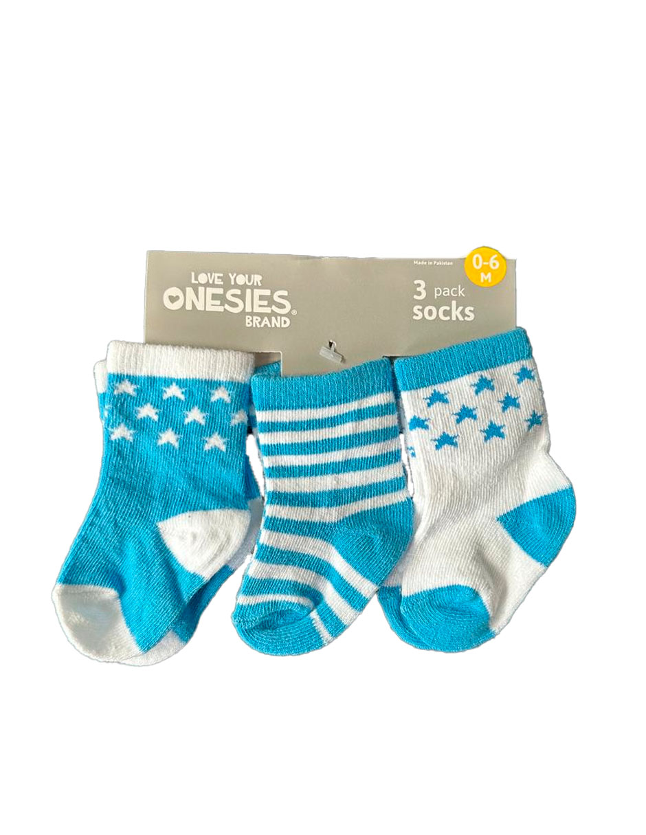 Foto 4 pulgar | Kit 2 Piezas Bebé Niño Onesies Accesorios Azul Op2194hk