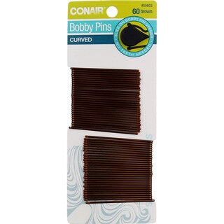 Foto 1 | Bobby Pins Conair Styling Essentials Curved Brown (paquete De 60) - Venta Internacional.
