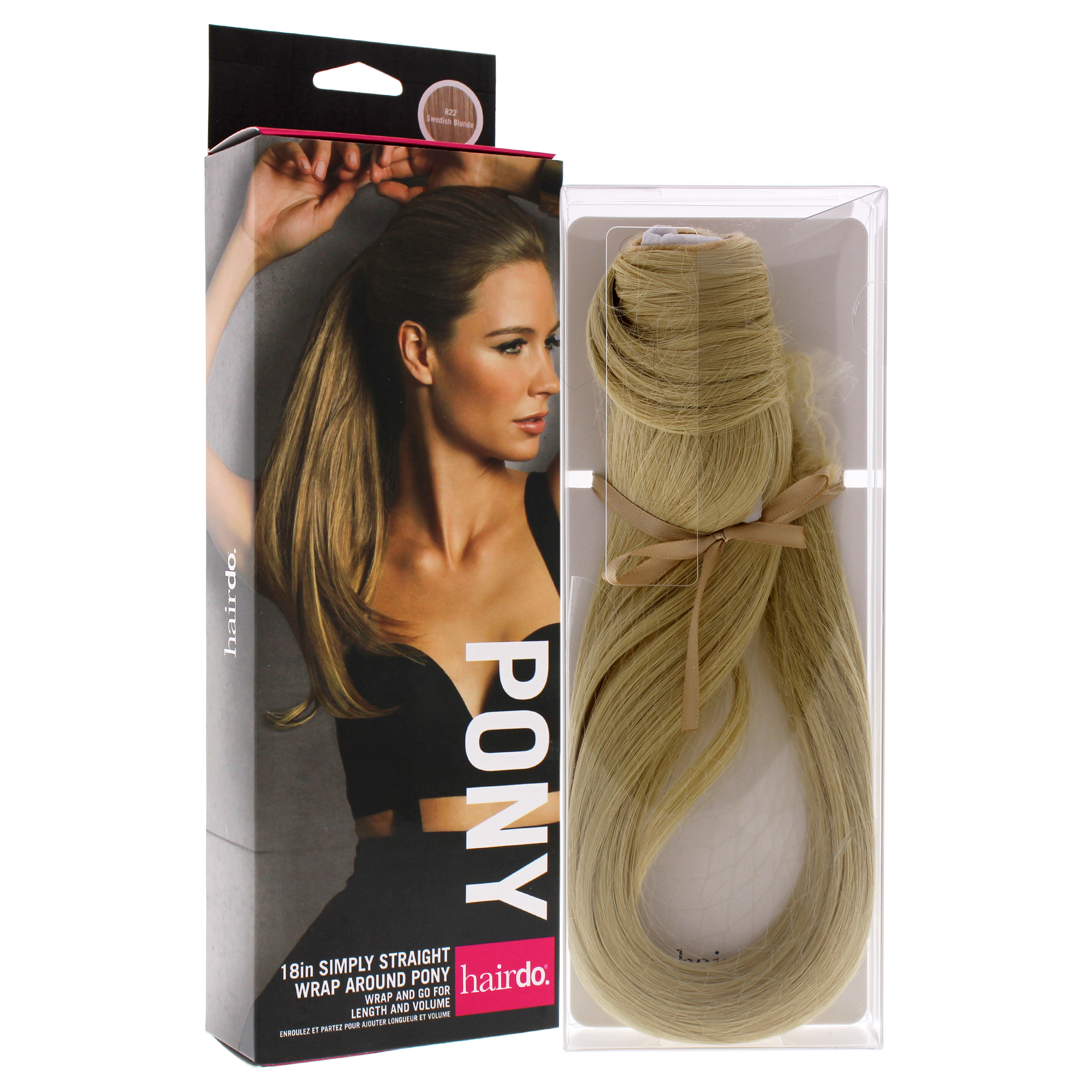 Extensión De Cabello Simply Pony R22, Rubio Sueco, 45 Cm - Venta Internacional.