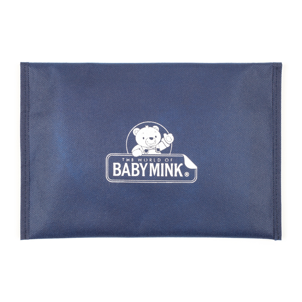 Foto 5 pulgar | Set Gorrito Y Manoplas Baby Mink Bm11M Azul 3 Pzas