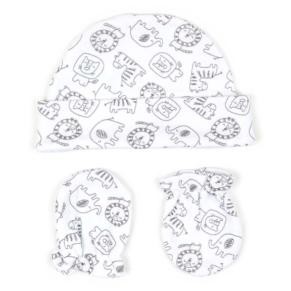 Foto 6 | Set Gorrito Y Manoplas Baby Mink Bm11M Azul 3 Pzas