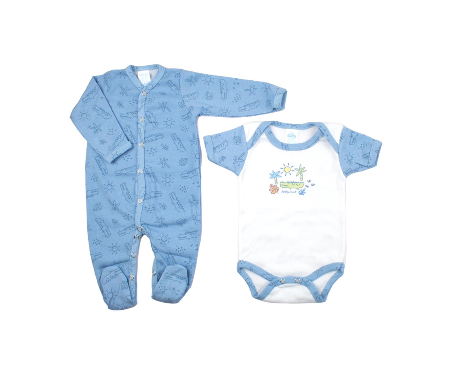 Foto 6 pulgar | Set Baby Shower 6 Pzas Baby Mink BM26M Azul