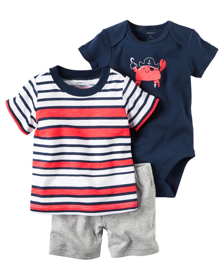 Foto 6 | Conjunto Carter’s 3 Piezas para Bebé Niño