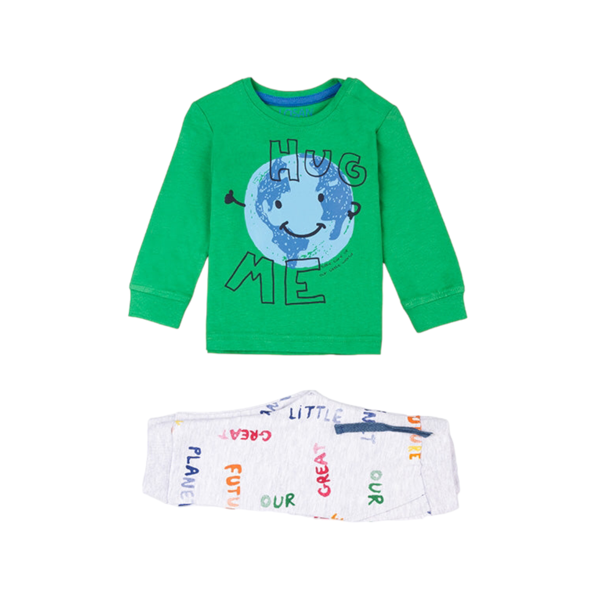 Conjunto de Camiseta y Pantalón Hug Me Losan para Bebé Niño