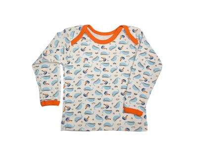 Foto 2 | Conjunto Para Niño Colate Ballenas Azul Cielo Con Gorro