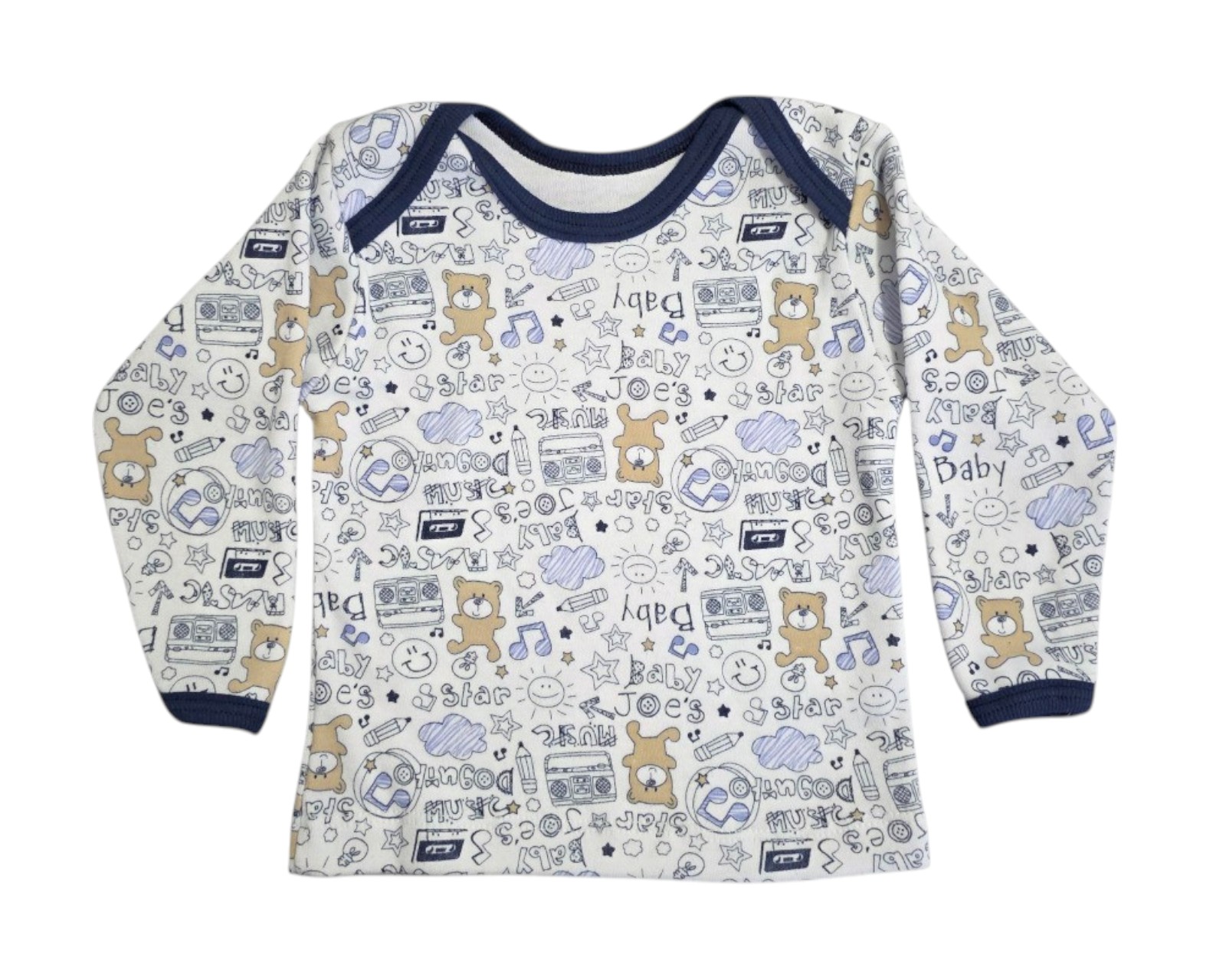 Foto 2 | Conjunto Para Niño Colate Oso Guitarrista Azul Cielo Con Gorro