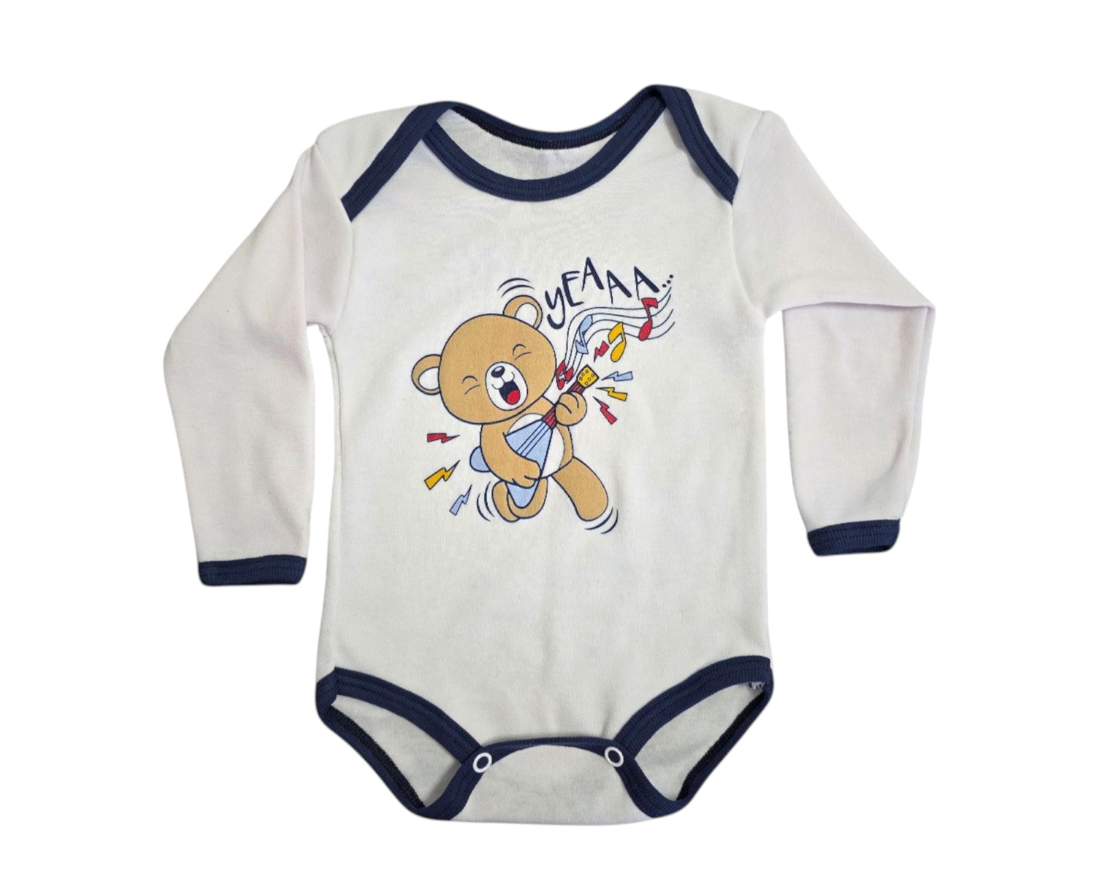 Foto 3 | Conjunto Para Niño Colate Oso Guitarrista Azul Cielo Con Gorro