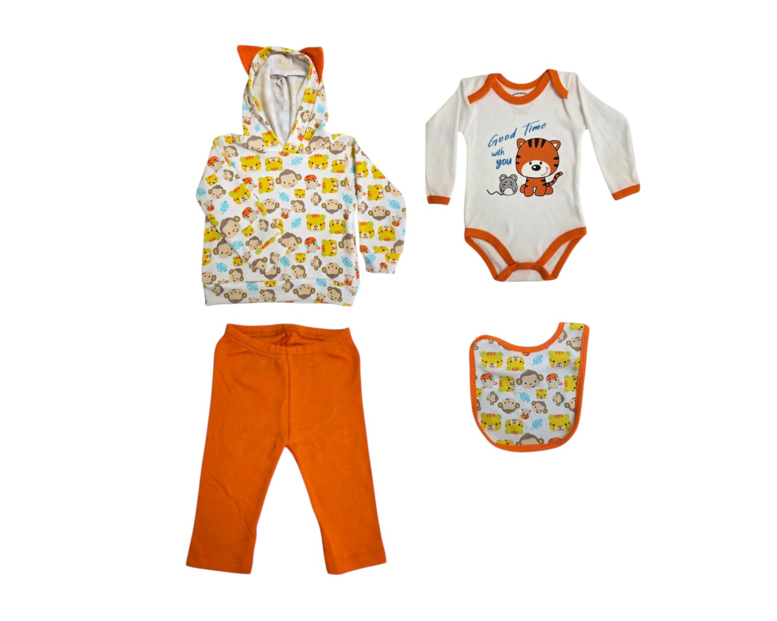 Conjunto para Bebé Niño Colate Baby Tigre