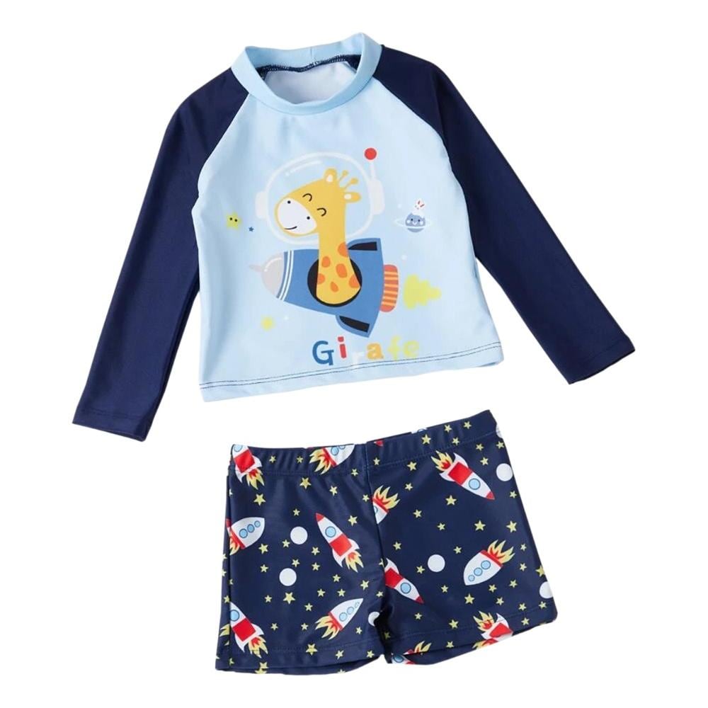 Traje de Baño para Bebe 2 Piezas color Azul $598