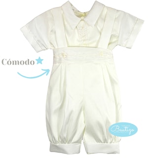 Foto 5 | Raje Ropon Bautizo Niño + Kit Vela Trajecito Bebé Iker Beige