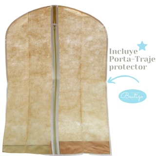 Foto 6 | Traje Ropon Bautizo Niño + Kit Vela Trajecito Bebé Ivan Beige