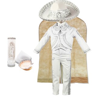 Foto 1 | Bautizo Charro Traje Niño + Kit Vela + Botas Bebé Blanco