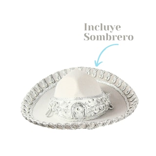 Foto 5 | Bautizo Charro Traje Niño + Kit Vela + Botas Bebé Blanco