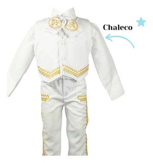 Foto 5 | Bautizo Charro Traje Niño + Kit Vela Bebé Blanco Dor