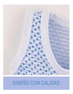 Foto 5 | Set de Bienvenida para Recién Nacido 7 Piezas Azul 0-3 Meses