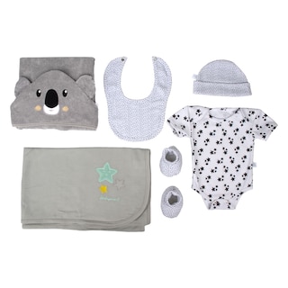 Foto 1 | Set Baby Shower Baby Mink Bm25m (7 Piezas) Gris
