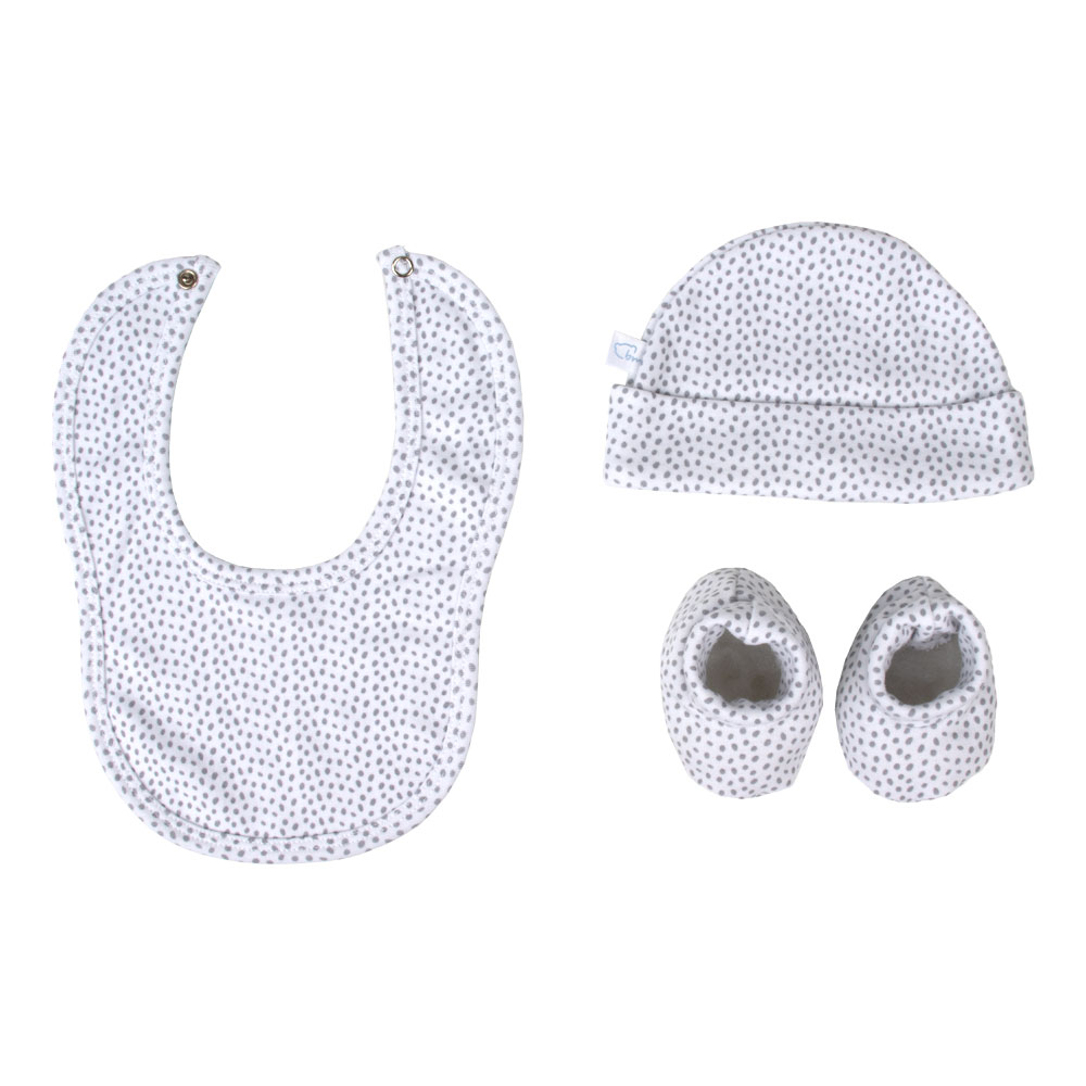 Foto 5 pulgar | Set Baby Shower Baby Mink Bm25m (7 Piezas) Gris