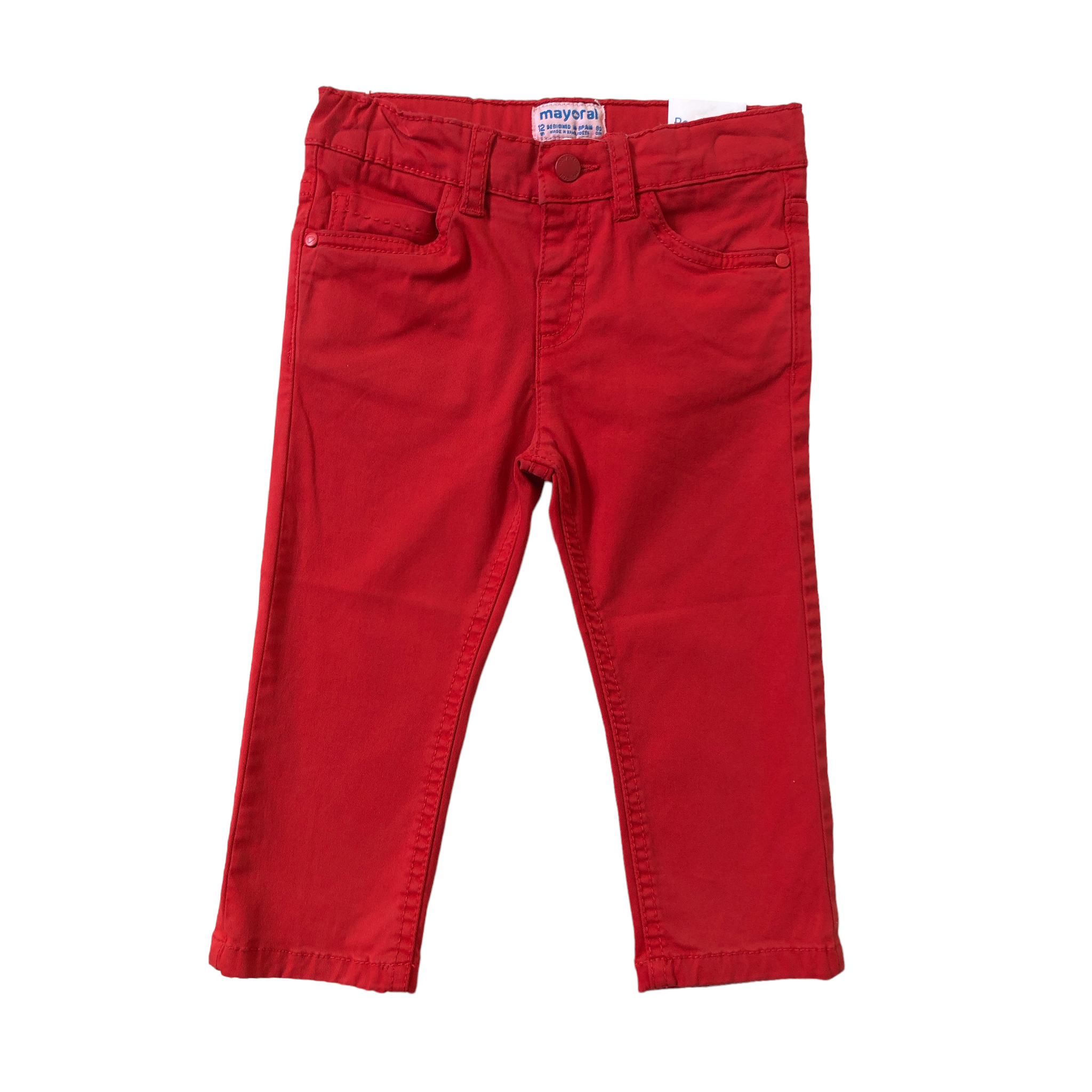 Foto 2 pulgar | Pantalón Regular Fit Mayoral Rojo para Bebé Niño