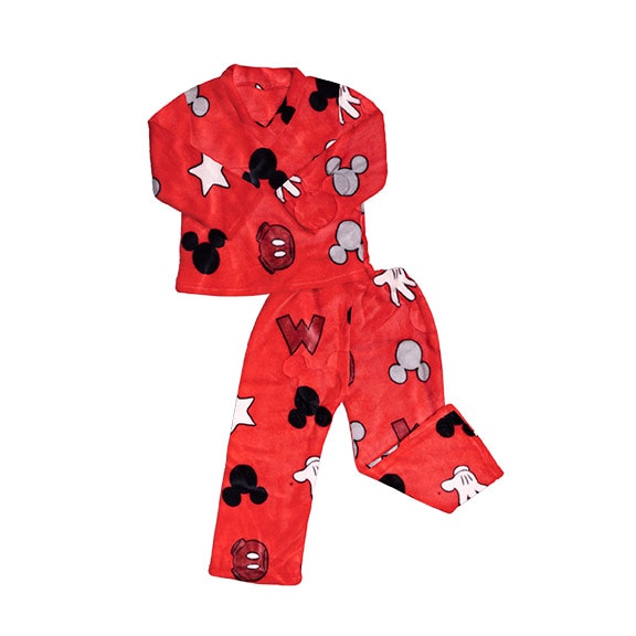 Pijamita Chiqui Mundo Mickey 2 Piezas color Rojo para Niño $420